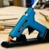 Pistolet à Colle 8mm 10W - Bleu - On - Off - Pratique et efficace - Robuste et précis - Beast
