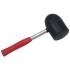 Maillet Caoutchouc 80 mm - Manche en Acier - 950g - Pratique et résistant - Usage Professionnel - Beast