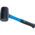 Maillet Caoutchouc 80 mm - Manche en Acier - 950g - Pratique et résistant - Usage Professionnel - Beast
