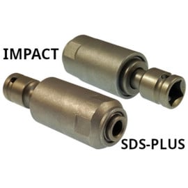 Adaptateur Impact 1/2 - SDS-Plus - Compatible avec Outils Électroportatifs - Pratique et efficace - Beast