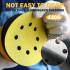 Disques Abrasifs P60 125 mm - 20 Pcs - 8 Trous - Fixation Auto-Agrippante - Ponçage et Finition - Beast