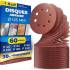 Disques Abrasifs Velcro P40 125 mm - 20 Pcs - 8-Trous - Idéal pour Ponçage Efficace - Qualité supérieure - Beast