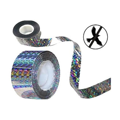 Ruban Anti-Oiseaux 48mm x 50m - Holographique, Double Face - Protection Efficace contre les Oiseaux - Beast