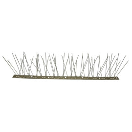 Brochettes Anti Pigeon 10x50 cm - Stainless, 6-4-6-4 Spikes - Protection Efficace contre les Pigeons - Beast
