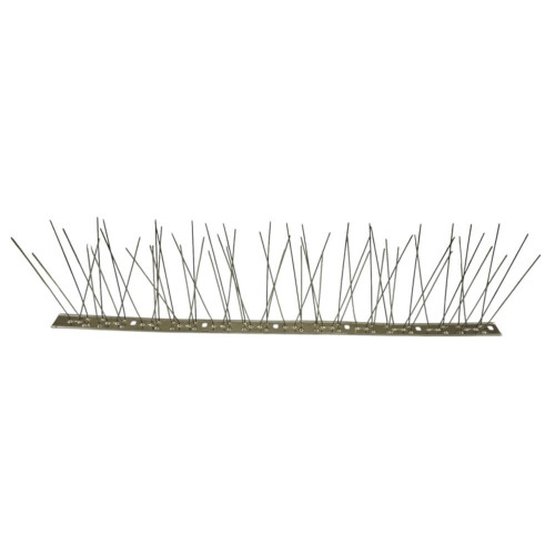 Brochettes Anti Pigeon 10x50 cm - Stainless, 6-4-6-4 Spikes - Protection Efficace contre les Pigeons - Beast