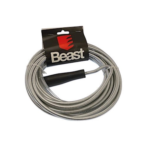 Flexible Débouche-Évier 7.5 m D8 mm - Zinc Plated - Évacuation Efficace et Durable - Usage Professionnel - Beast