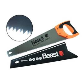 Scie Égoïne Dentée Trempée 500 mm - 7 TPI, 1.05 mm - Précision et Efficacité - Beast - Beast
