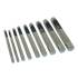 Poinçons Acier 45 2.5-10 mm - Lot de 9 - Résistants et Précis - Usage Professionnel - Bricolage et artisanat - Beast