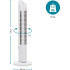 Ventilateur Colonne VE-5905 73,66 cm - Plastique, Minuterie - Fraîcheur et Confort Silencieux - TRISTAR