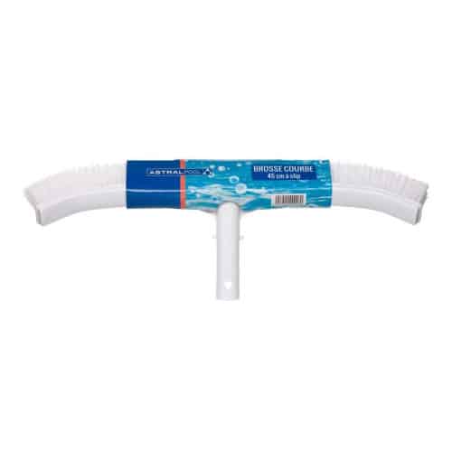 Brosse Courbe 450 mm - Clip, Poids Léger 0,3 kg - Nettoyage Efficace et Pratique - ASTRALPOOL