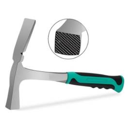 Marteau à Brique 980g - Monobloc - Manche Caoutchouté Antidérapant - Précision et Confort D Usage - Beast