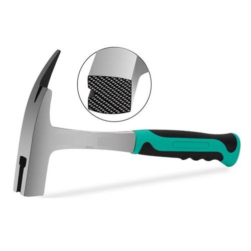 Marteau de Charpentier 960 g - Monobloc, Manche Caoutchouté Antidérapant, Aimanté - Précision et Confort d Usage - Beast