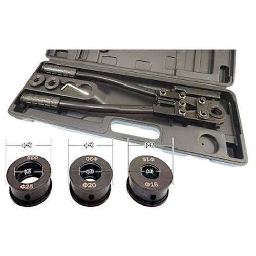 Set à Sertissage de Tuyaux PEX 545 mm - Fi 16, 20, 25 mm - Outils Robustes et Polyvalents - Beast