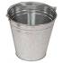 Seau en Métal Zingué 12L - Robuste et durable - Qualité Professionnelle - Beast