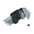 Jeu de Clés Torx Courtes T10-T50 - 9 Pièces - Acier Résistant - Précision et Durabilité - Beast