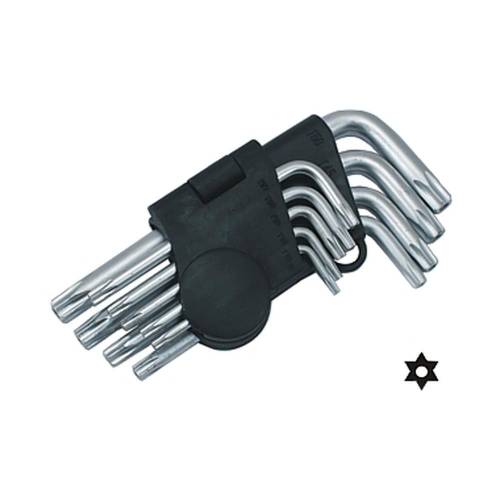 Jeu de Clés Torx Courtes T10-T50 - 9 Pièces - Acier Résistant - Précision et Durabilité - Beast