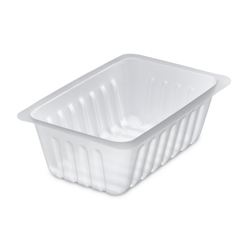 50 Barquettes à Salade 1000 ml avec Couvercle Attenant (175x166xH.66mm) en PET Pratiques, Hermétiques et Résistantes - D-Work