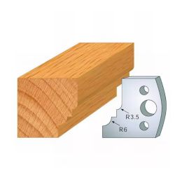Jeu de 2 Fers Profilés Acier HT 40mm - N°019 - Résistance et Précision - Outil Indispensable pour Menuiserie - Diamwood