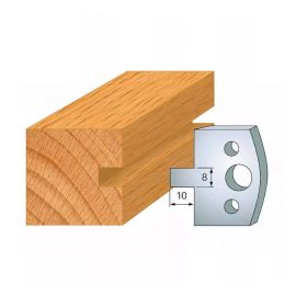 Jeu de 2 Fers Profilés Acier HT 40mm - N°094 - Résistance et Précision - Outil Indispensable pour Menuiserie - Diamwood