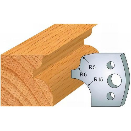 Jeu de 2 Contre-Fers Profilés HT.40mm N°11 – Précision et Robustesse – Outil Indispensable pour Menuiserie - LEMAN