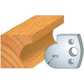 Jeu de 2 Contre-Fers Profilés HT 40mm N°65 - Précision et Performance - Outil Indispensable pour Menuiserie - LEMAN