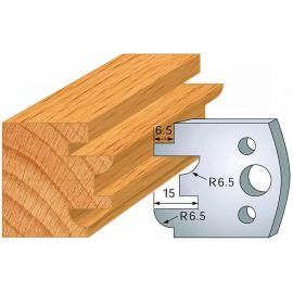 Jeu de 2 Contre-Fers Profilés HT 40mm - N°96 - Résistance et Précision - Outil Indispensable pour Menuiserie - Diamwood