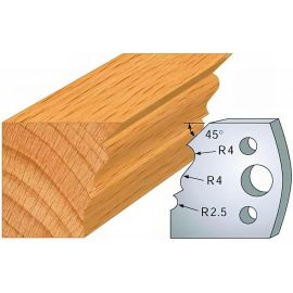 Jeu de 2 Contre-Fers Profilés HT 40mm - N°107 - Résistance et Précision - Outil Indispensable pour Menuiserie - Diamwood