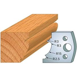 Jeu de 2 Contre-Fers Profilés HT 40mm - N°121 - Précision et Robustesse - LEMAN