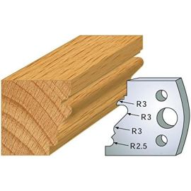 Jeu de 2 Contre-Fers Profilés HT 40mm - Précision et Robustesse - Idéal pour Usinage - LEMAN