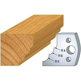 Jeu de 2 Contre-Fers Profilés HT 40mm - N°132 - Résistance et Précision - Outil Indispensable pour Menuiserie - Diamwood