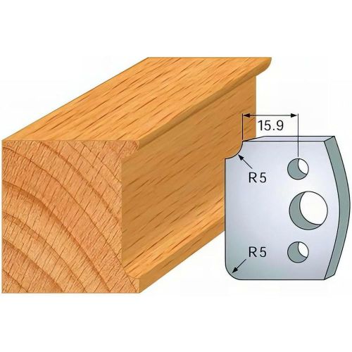 Jeu de 2 Contre-Fers Profilés HT 40mm - N°172 - Précision et Robustesse pour Usinage - LEMAN