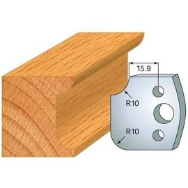 Jeu de 2 Contre-Fers Profilés HT 40mm - N°175 - Résistance et Précision - Outil Indispensable pour Menuiserie - Diamwood