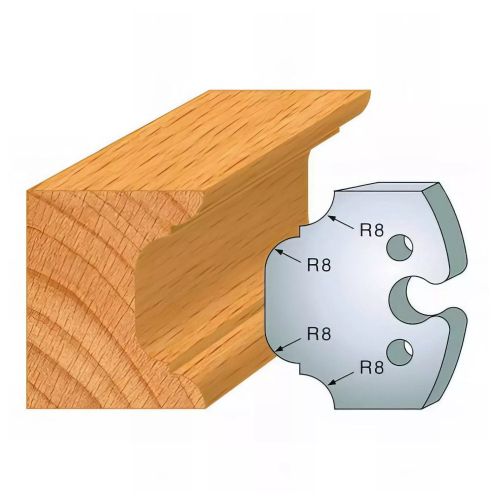 Jeu de 2 Fers Profilés Acier HT 50mm - N°214 - Résistance et Précision - Outil Indispensable pour Menuiserie - Diamwood Jeu de 2 Fers Profilés Acier HT 50mm - N°214 - Résistance et Précision - Outil Indispensable pour Menuiserie - Diamwood