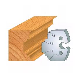 Jeu de 2 Fers Profilés Acier HT 50mm - N°236 - Résistance et Précision - Outil Indispensable pour Menuiserie - Diamwood