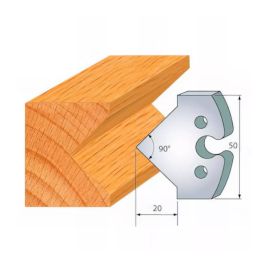 Jeu de 2 Fers Profilés Acier HT 50mm - N°277 - Résistance et Précision - Outil Indispensable pour Menuiserie - Diamwood
