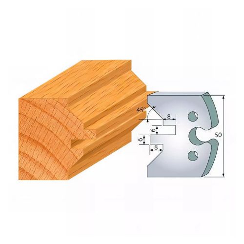Jeu de 2 Fers Profilés Acier HT 50mm - N°280 - Résistance et Précision - Outil Indispensable pour Menuiserie - Diamwood Jeu de 2 Fers Profilés Acier HT 50mm - N°280 - Résistance et Précision - Outil Indispensable pour Menuiserie - Diamwood