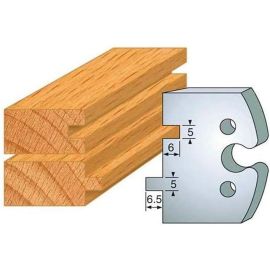 Jeu de 2 Contre-Fers Profilés HT 50mm - Précision et Robustesse - Outil Indispensable pour Menuiserie - LEMAN