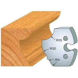 Jeu de 2 Contre-Fers Profilés HT 50mm - N°223 - Précision et Robustesse pour Usinage - LEMAN