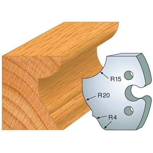 Jeu de 2 Contre-Fers Profilés HT 50mm - N°223 - Précision et Robustesse pour Usinage - LEMAN