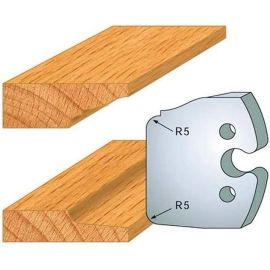 Jeu de 2 Contre-Fers Profilés HT 50mm - N°231 - Résistance et Précision - Outil Indispensable pour Menuiserie - Diamwood