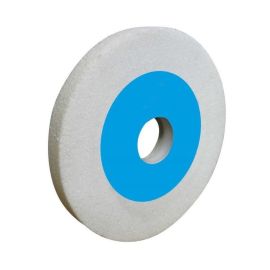 Meule Touret Vitrifiée Blanche 150x20x32 - Grain 60 Corindon - Idéale pour Affûtage Précis - LEMAN