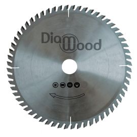 Lame de Scie Circulaire HM D. 216 x Al. 30 x ép. 2,8/2.0 mm x Z60 TP Neg pour Aluminium - Diamwood