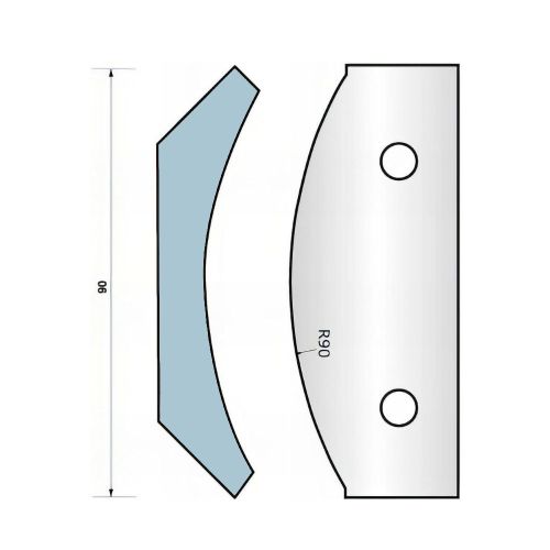 Jeu de 2 Fers Profilés N°325 pour P.O. HT 90mm - Précision et Performance - Outil Indispensable - LEMAN
