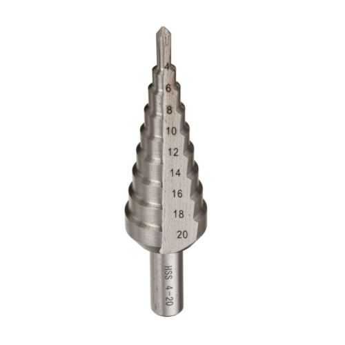 Foret Étagé HSS Métal 4-20 mm – Précision et Polyvalence – Idéal pour le Perçage - LEMAN