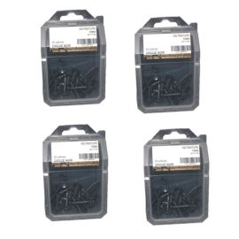 4 x 25 Vis Pent Torx 6x30 mm – Zingué Noir – Fixation Sécurisée et Durable - LENNIE