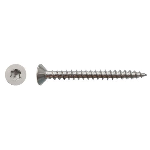 200 Vis Agglo Tête Fraisée Torx 3.5 x 40 mm – Inox A2 – Résistantes et Durables - LENNIE