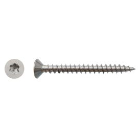 200 Vis Bois Tête Fraisée Torx T25 5 x 45 mm - Inox A2 - D-Work