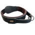 Collier de dressage cuir 50 mm ajustable 46 à 56 cm avec poignée et anneau pour sport canin - 328-BLACK - ABC Sport Klin
