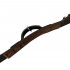 Collier de dressage cuir 50 mm ajustable 46 à 56 cm avec poignée et anneau pour sport canin - 328-BLACK - ABC Sport Klin