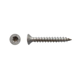50 Vis Bois Tête Fraisée Torx T40 8 x 120 mm - Inox A2 - D-Work